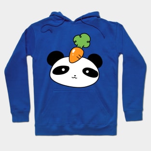 Carrot Panda Face Hoodie